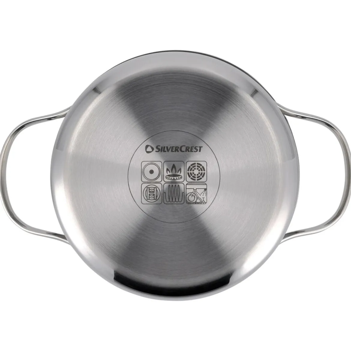 SILVERCREST® Topf-Set, 5-teilig, Edelstahl, Premium (Glasdeckel) - B-Ware sehr gut