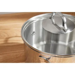 SILVERCREST® Topf-Set, 5-teilig, Edelstahl, Premium (Glasdeckel) - B-Ware sehr gut