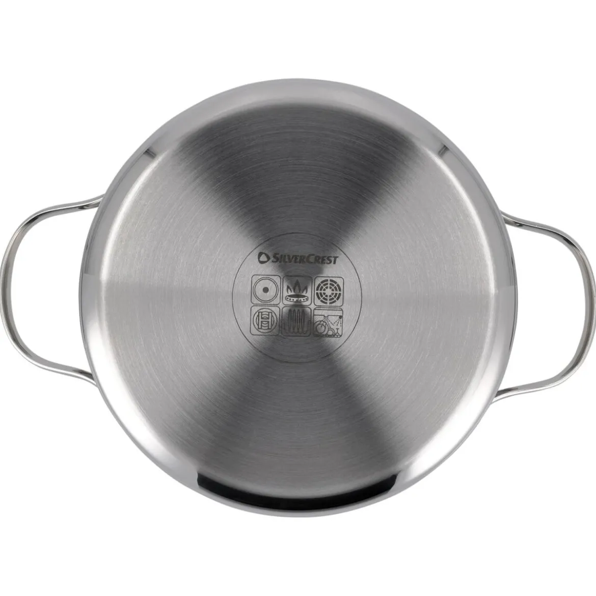 SILVERCREST® Topf-Set, 5-teilig, Edelstahl, Premium (Glasdeckel) - B-Ware sehr gut