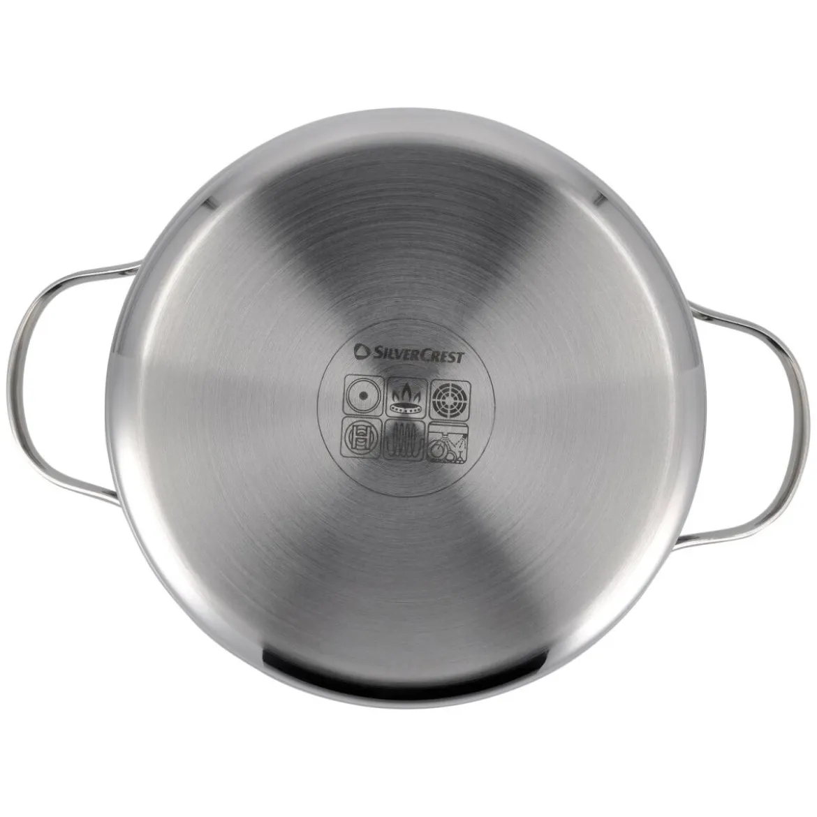 SILVERCREST® Topf-Set, 5-teilig, Edelstahl, Premium (Glasdeckel) - B-Ware sehr gut