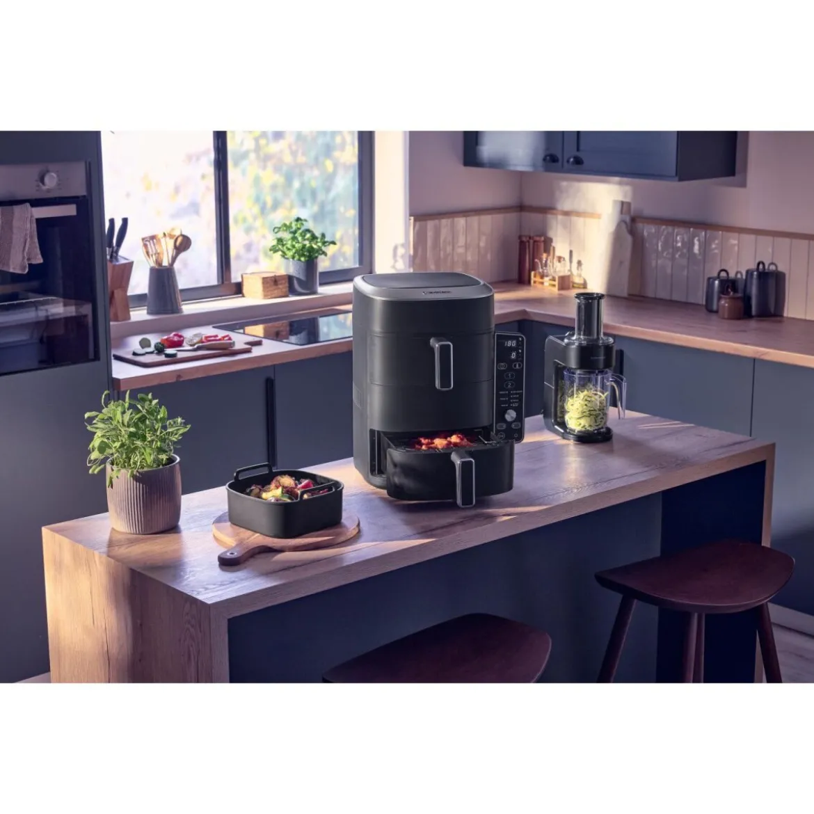 SILVERCREST® Tower Air Fryer »SHFDV 2470 A1«, 2x 4,75 l - B-Ware