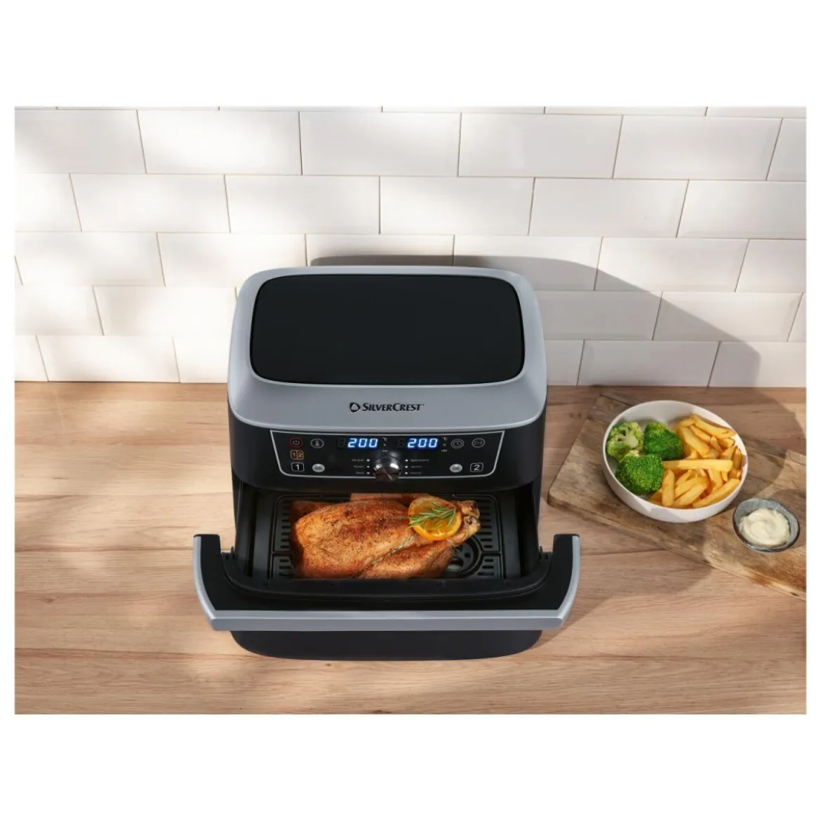 SILVERCREST® Ultrazone Airfryer »SHFDA 2600 A1«, 2x 5,5 l - B-Ware