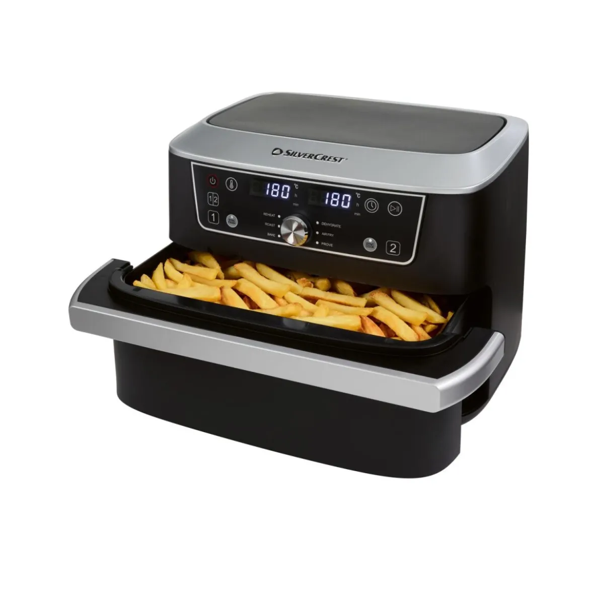SILVERCREST® Ultrazone Airfryer »SHFDA 2600 A1«, 2x 5,5 l - B-Ware