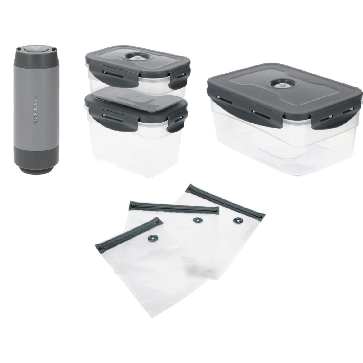 SILVERCREST® Vakuumierer-Set / Vakuumierbehälter - B-Ware