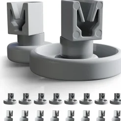 Spülmaschinen Rollen Set (2x8 stück) für Unterkorb und Oberkorb von Plemont. - B-Ware sehr gut