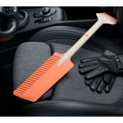 Tchibo Auto-Eiskratzer, steckbar, orange/grau - B-Ware neuwertig