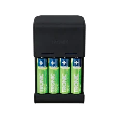 TRONIC® Batterieladegerät, schwarz - B-Ware neuwertig