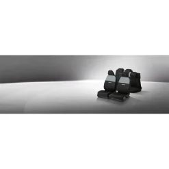 ULTIMATE SPEED® Autositzbezug-Set »Carbon«, 14-teilig (Silber) - B-Ware neuwertig