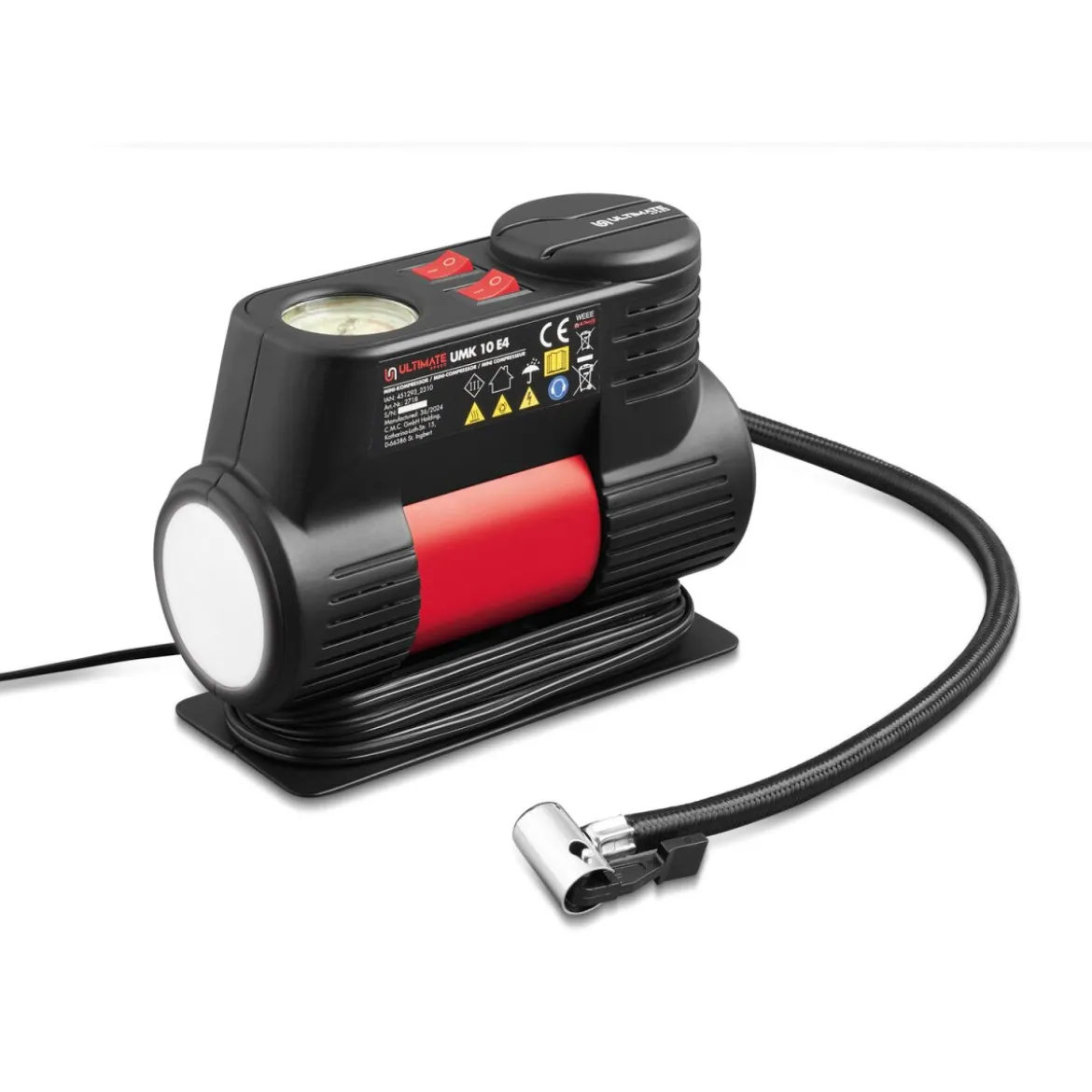ULTIMATE SPEED® UMK 10 E4 Minikompressor - B-Ware sehr gut