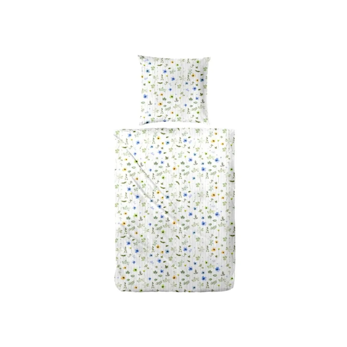 WESTMINSTER Seersucker-Bettwäsche Millefleur, 135 x 200 cm / 155-200 x 220 cm (Blumen, 155 x 220 cm) - B-Ware neuwertig