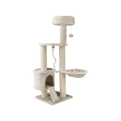 ZOOFARI® Kratzbaum, mit kuscheliger Höhle - B-Ware