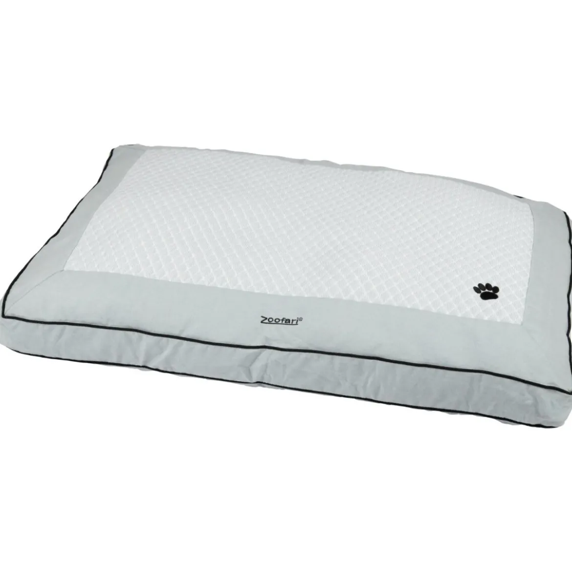 zoofari® Premium-Hundebett, rechteckig, grau - B-Ware
