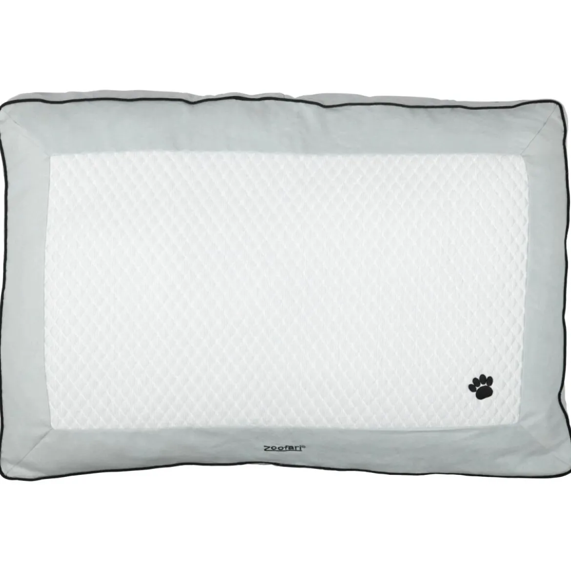 zoofari® Premium-Hundebett, rechteckig, grau - B-Ware